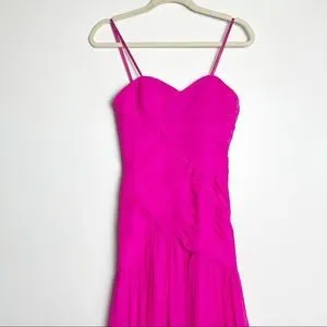 Aidan Mattox | Dresses | Aiden Mattox Hot Pink Formal Dress | Poshmark